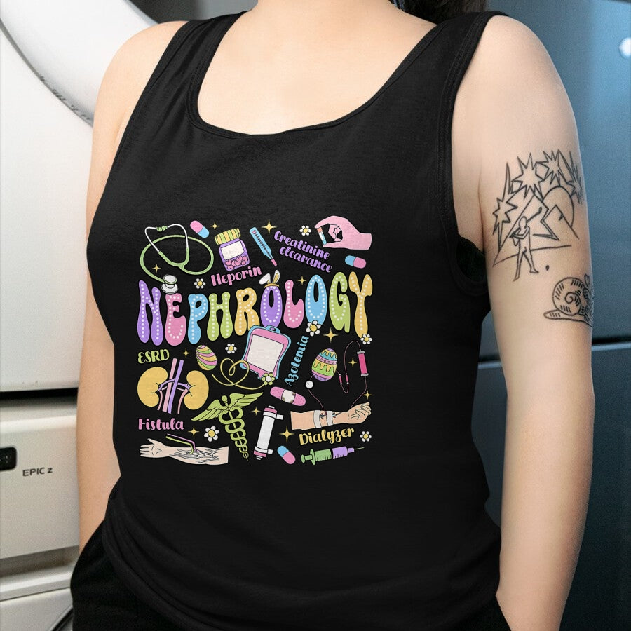 Best Doctor Shirt, Funny Doctor UnisexT-Shirt/Hoodie/Sweatshirt HLT00 - Nephrology Life Easter Day Dialysis Tech Nephrology Nurse T-Shirt