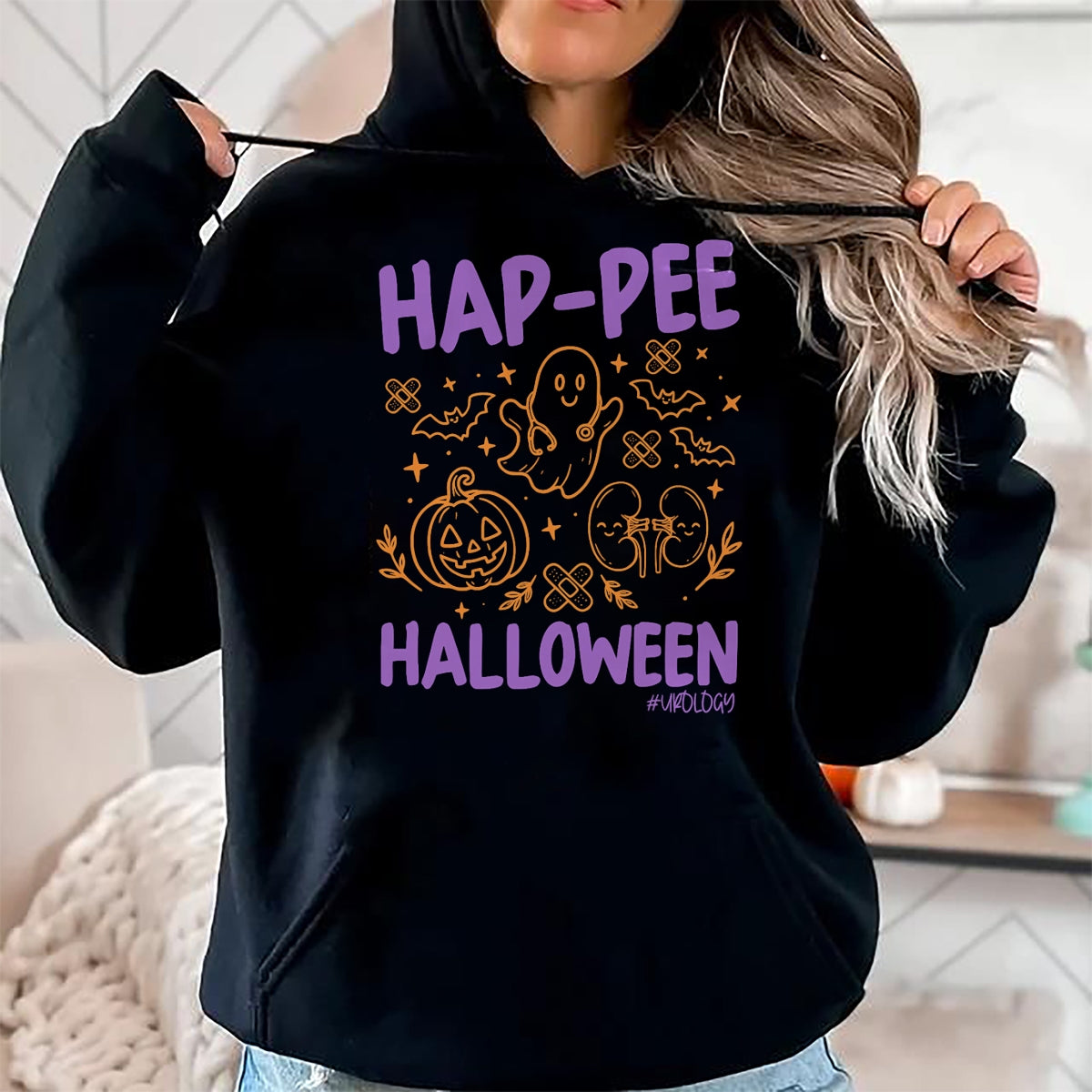 Best Doctor Shirt, Funny Doctor UnisexT-Shirt/Hoodie/Sweatshirt HLT00 - Hap-Pee Halloween Ghost Urology Urologist Hospital Team Dr T-Shirt
