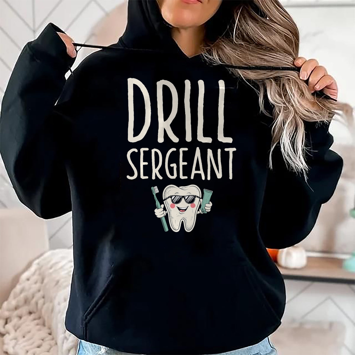 Best Doctor Shirt, Funny Doctor UnisexT-Shirt/Hoodie/Sweatshirt HLT00 - Drill Sergeant Dental Teeth Doctor Dentistry T-Shirt