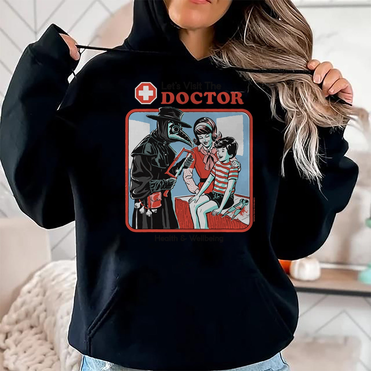 Best Doctor Shirt, Funny Doctor UnisexT-Shirt/Hoodie/Sweatshirt HLT00 - Let's Visit the Doctor Plague Retro Funny Adult Humor T-Shirt