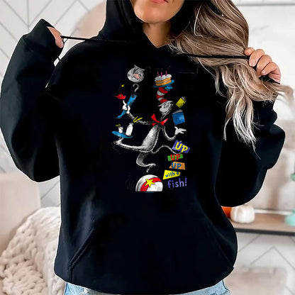 Best Doctor Shirt, Funny Doctor UnisexT-Shirt/Hoodie/Sweatshirt HLT00 - The Cat in The Hat Up Up Up - Officially Licensed T-Shirt