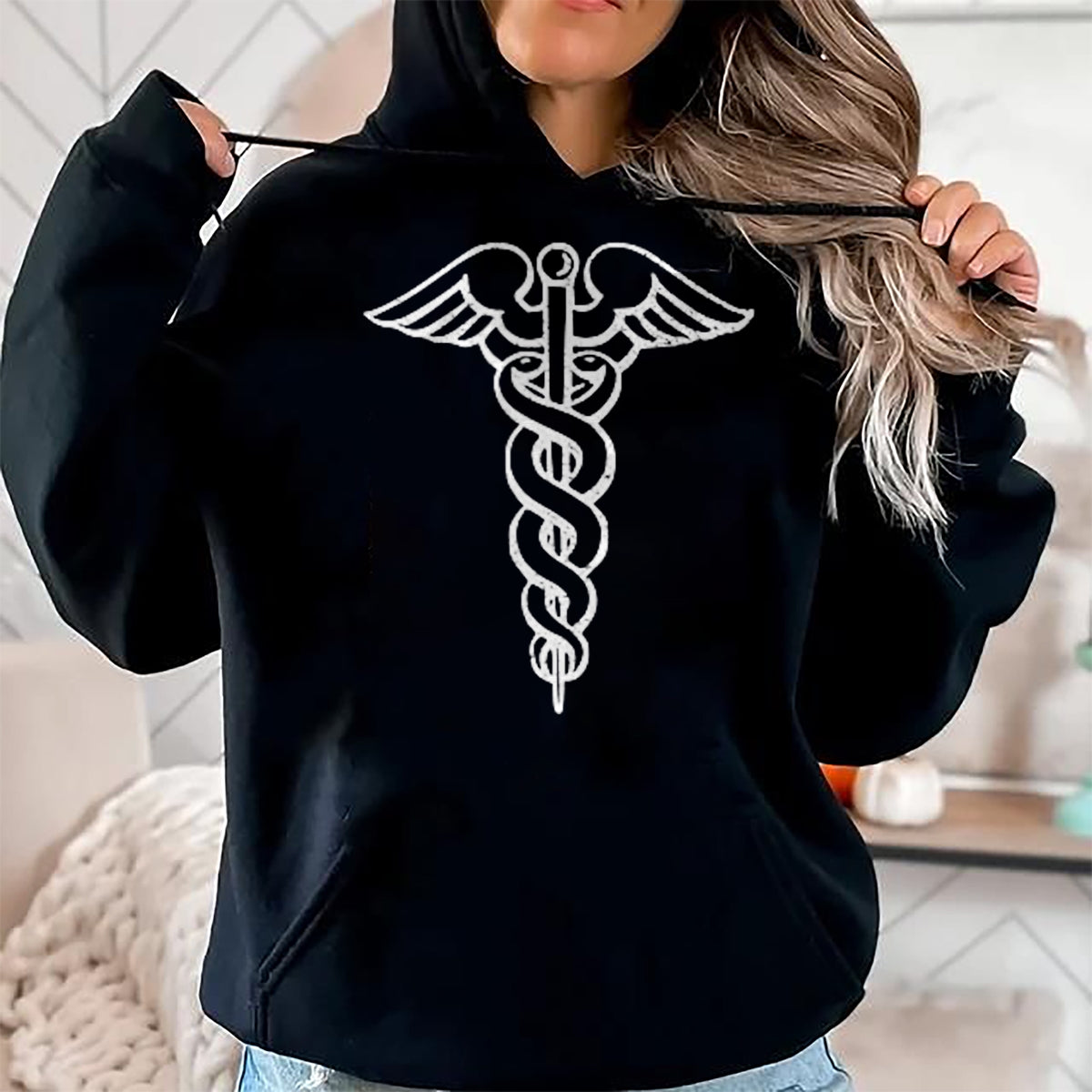 Best Doctor Shirt, Funny Doctor UnisexT-Shirt/Hoodie/Sweatshirt HLT00 - Caduceus Symbol Nurse Doctor Medic RN NP NA Hospital T-Shirt