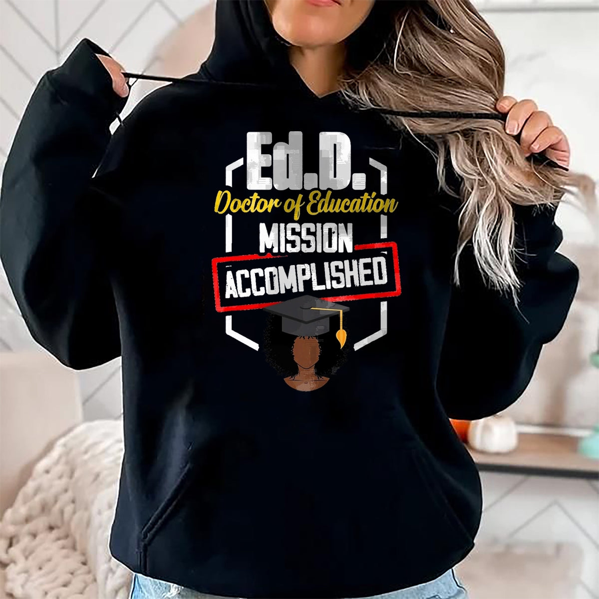 Best Doctor Shirt, Funny Doctor UnisexT-Shirt/Hoodie/Sweatshirt HLT00 - EDD Doctor of Education Accomplish Doctorate Graduation T-Shirt, Men, Black, 3X-Large
