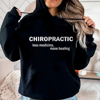 Best Doctor Shirt, Funny Doctor UnisexT-Shirt/Hoodie/Sweatshirt HLT00 - Less medicine more healing funny Chiropractic T-Shirt