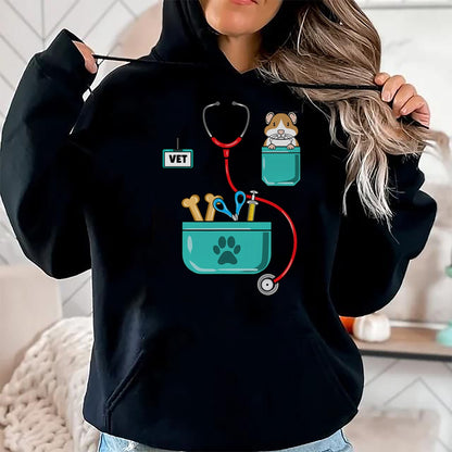 Best Doctor Shirt, Funny Doctor UnisexT-Shirt/Hoodie/Sweatshirt HLT00 - Veterinarian Costume Halloween T-Shirt