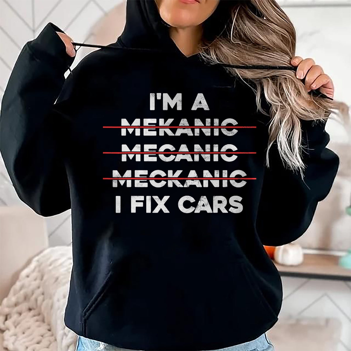 Best Mechanic Life Shirt, Funny Mechanic UnisexT-Shirt/Hoodie/Sweatshirt HLT00 - I'm Mechanic Spell Wrong I Fix Car Auto Repairman Gift T-Shirt