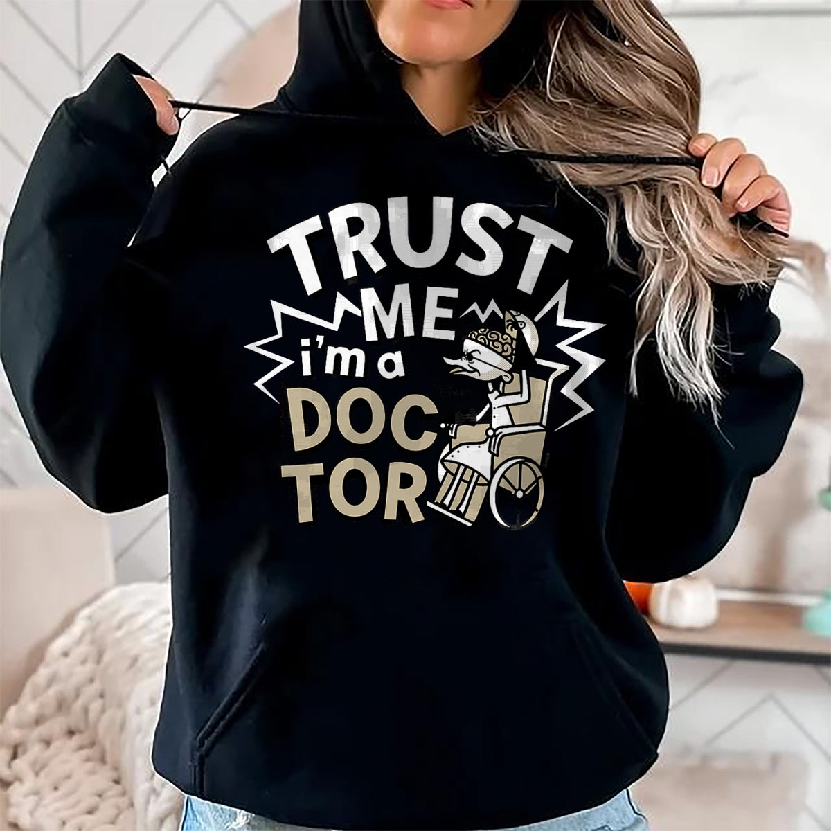 Best Doctor Shirt, Funny Doctor UnisexT-Shirt/Hoodie/Sweatshirt HLT00 - Nightmare Before Christmas - Trust Me, I_m A Doctor T-Shirt