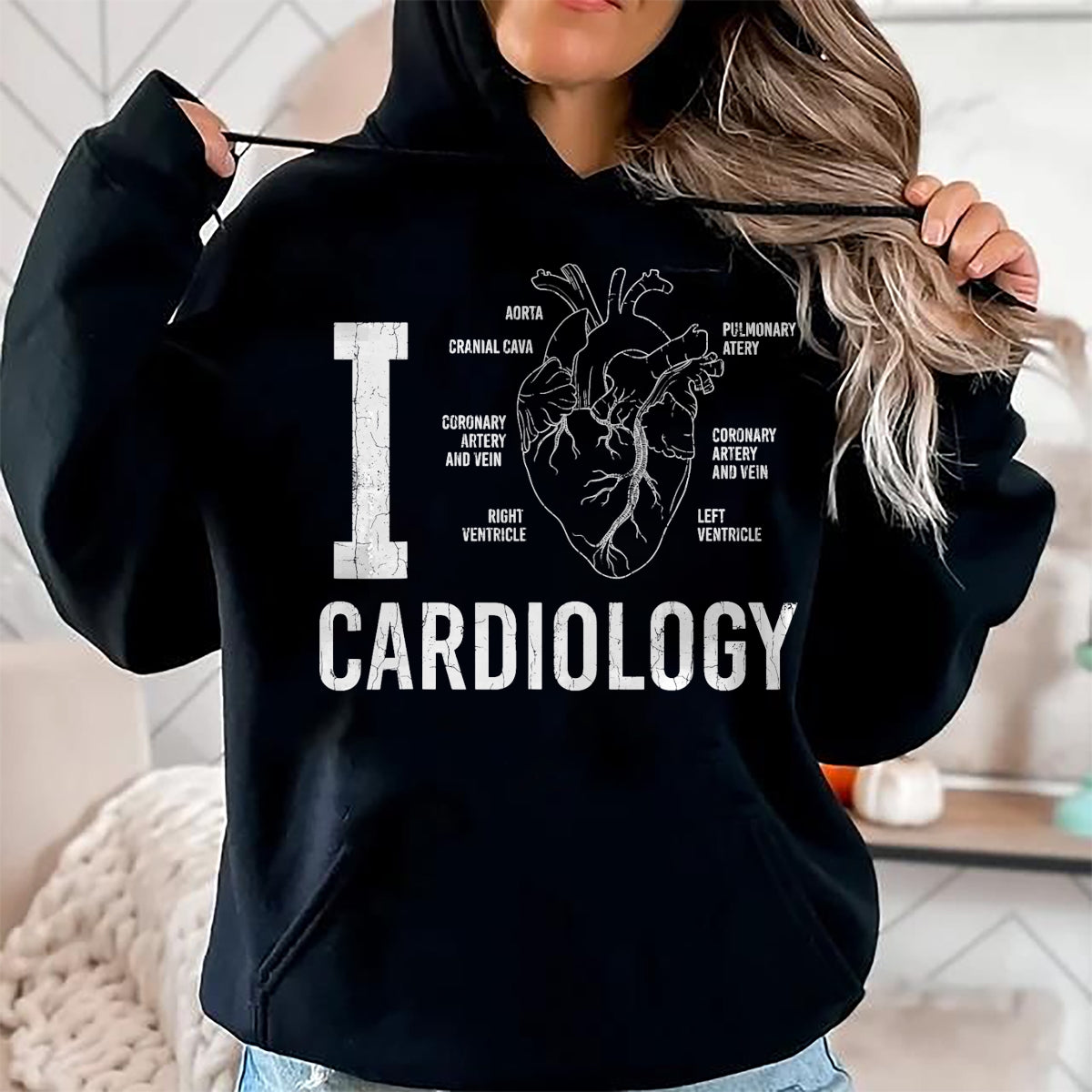 Best Doctor Shirt, Funny Doctor UnisexT-Shirt/Hoodie/Sweatshirt HLT00 - I Heart Funny Cardiologist Cardiology Graphic T-Shirt