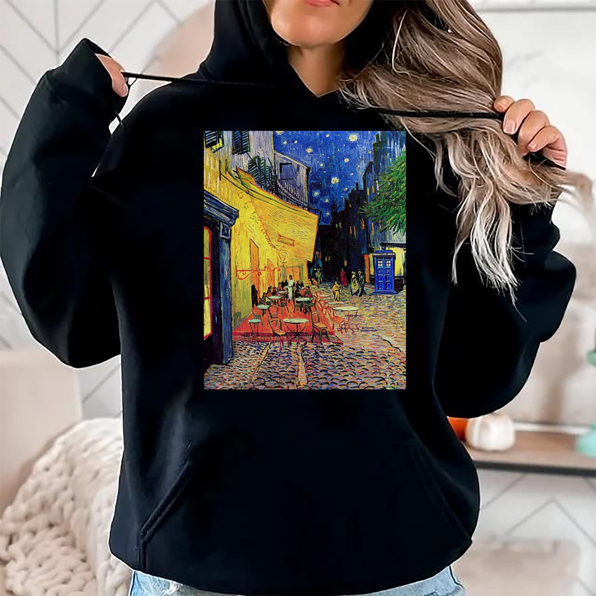 Best Doctor Shirt, Funny Doctor UnisexT-Shirt/Hoodie/Sweatshirt HLT00 - Cafe Terrace at Night Doctor Visit T-Shirt