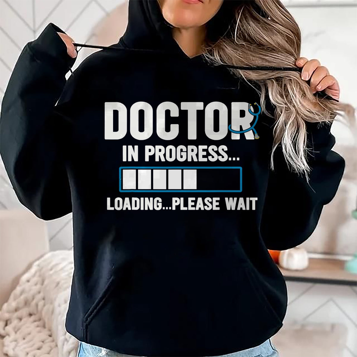 Best Doctor Shirt, Funny Doctor UnisexT-Shirt/Hoodie/Sweatshirt HLT00 - Doctor In Progress Medical School Students T-Shirt