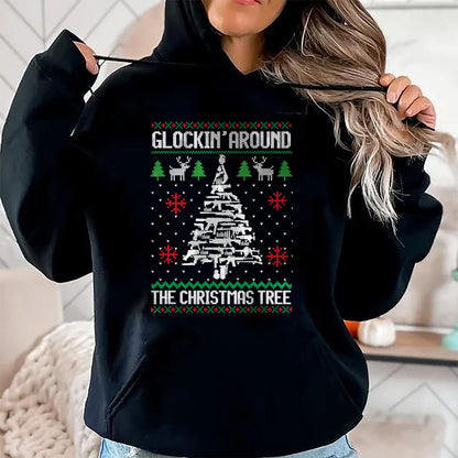 Christmas Shirts for Family, Funny christmas shirts, Christmas Unisex T-Shirt/Hoodie/Sweatshirt HLT00 - Funny Guns Ugly Christmas Sweaters for Gun Lovers Men Women T-Shirt