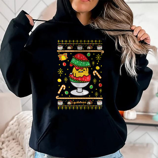 Gudetama Ugly Christmas Egg T-Shirt - Christmas Unisex T-Shirt/Hoodie/Sweatshirt - TRNN00