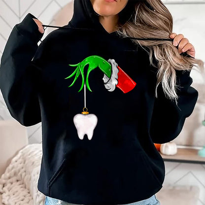 Christmas Shirts for Family, Funny christmas shirts, Christmas Unisex T-Shirt/Hoodie/Sweatshirt HLT00 - Christmas Tooth Dentist Dental Assistant Teeth Xmas Pajamas T-Shirt