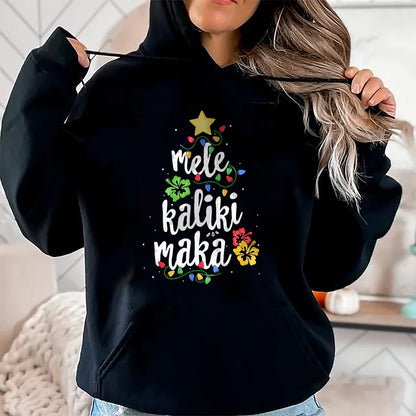 Christmas Shirts for Family, Funny christmas shirts, Christmas Unisex T-Shirt/Hoodie/Sweatshirt HLT00 - Mele Kalikimaka For Women Hawaiian Hawaii Christmas T-Shirt