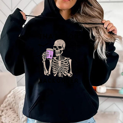 Hallowen Shirts for Family, Funny hallowen shirts, Hallowen Unisex T-Shirt/Hoodie/Sweatshirt HLT00 - That’s On Backorder Skeleton Drink Halloween Bat Fly T-Shirt
