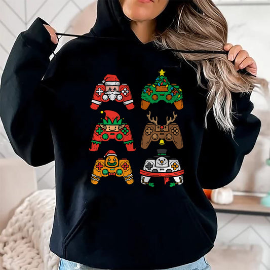 Christmas Gamer Controller Xmas Gaming T-Shirt - Christmas Unisex T-Shirt/Hoodie/Sweatshirt - TRNN00