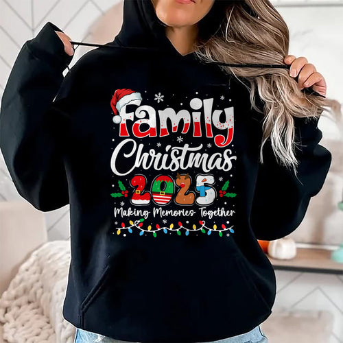 Family Christmas 2025 Matching Outfit Xmas Squad Santa T-Shirt - Christmas Unisex T-Shirt/Hoodie/Sweatshirt - TRNN00