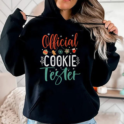 Christmas Shirts for Family, Funny christmas shirts, Christmas Unisex T-Shirt/Hoodie/Sweatshirt HLT00 - Official Cookie Tester Funny Christmas Couples Matching T-Shirt