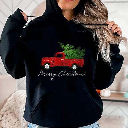 Christmas Shirts for Family, Funny christmas shirts, Christmas Unisex T-Shirt/Hoodie/Sweatshirt HLT00 - Vintage Wagon Christmas - Tree on Car Xmas Vacation T-Shirt