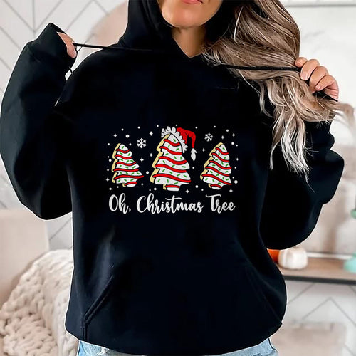 Groovy Oh Christmas Tree Cakes Debbie Becky Jen Cake Lovers T-Shirt - Christmas Unisex T-Shirt/Hoodie/Sweatshirt - TRNN00