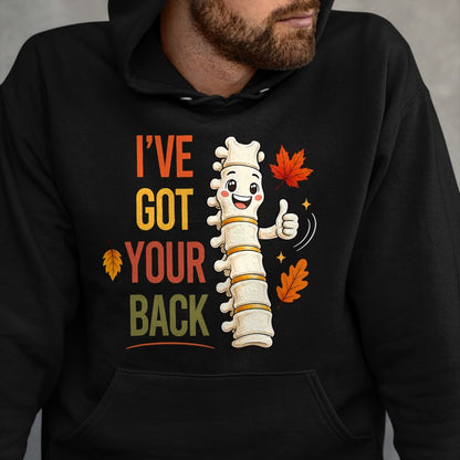 Best Doctor Shirt, Funny Doctor UnisexT-Shirt/Hoodie/Sweatshirt HLT00 - I've Got Your Back Spine Adjustment Chiropractor Fall Autumn T-Shirt