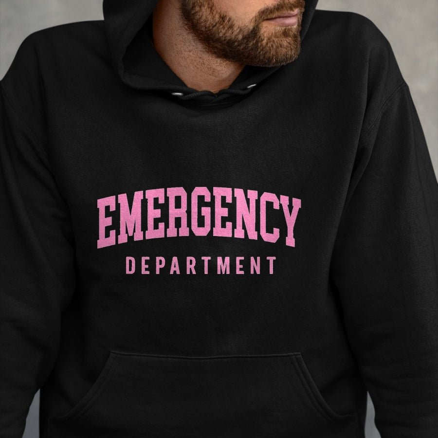 Best Doctor Shirt, Funny Doctor UnisexT-Shirt/Hoodie/Sweatshirt HLT00 - ER Nurses Emergency Department Nurses ER Doctor Retro Pink T-Shirt, Men, Black, 3X-Large