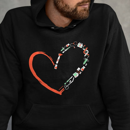 Best Doctor Shirt, Funny Doctor UnisexT-Shirt/Hoodie/Sweatshirt HLT00 - Doctor Heart Medical School Students T-Shirt