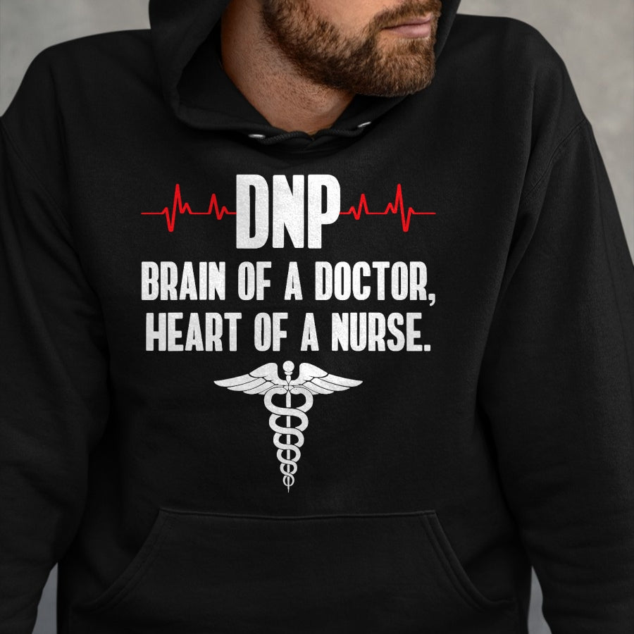 Best Doctor Shirt, Funny Doctor UnisexT-Shirt/Hoodie/Sweatshirt HLT00 - DNP Doctor of Nursing Practice Brain RN Nurse DA1 T-Shirt