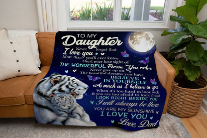 Special Gift For Your Daughter Blanket - From Dad (SKUB06-77)