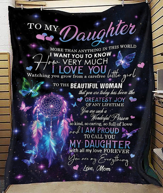 Special Gift For Daughter - From Mom Blanket (SKUB08-92)