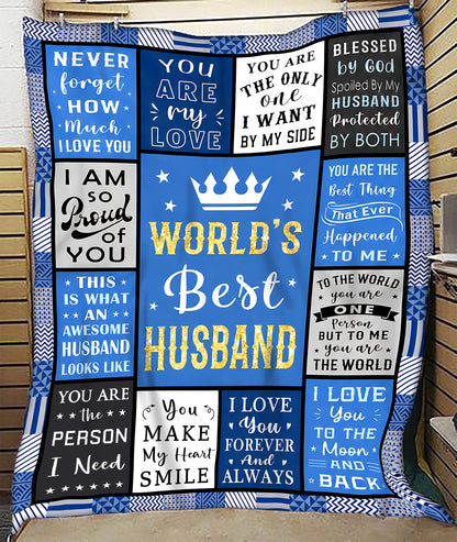 Perfect Gift Blanket For My Husband From Wife (SKU2605-117)