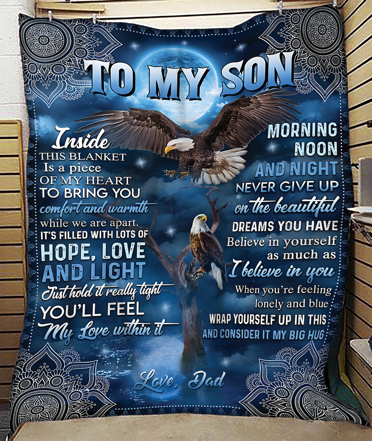 Special Gift For Your Son Blanket - From Dad (SKUB11-109)
