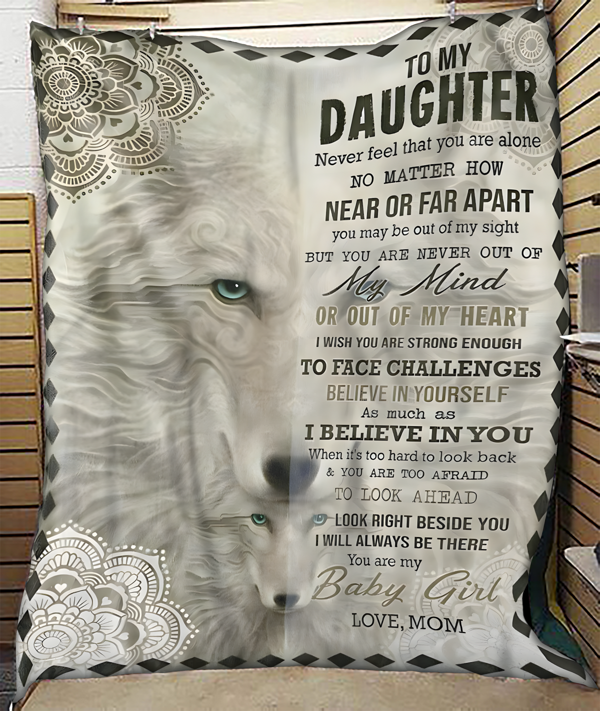 Special Gift For Your Daughter Blanket - From Mom (SKUB11-132)