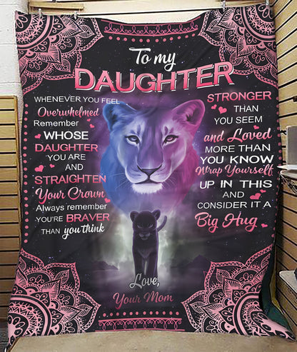 Special Gift For Your Daughter Blanket - From Mom (SKUB11-04) FULL