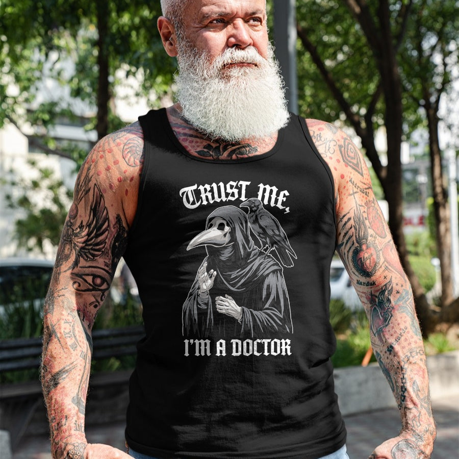 Best Doctor Shirt, Funny Doctor UnisexT-Shirt/Hoodie/Sweatshirt HLT00 - Trust me I'm a Doctor Plague Doctor T-Shirt