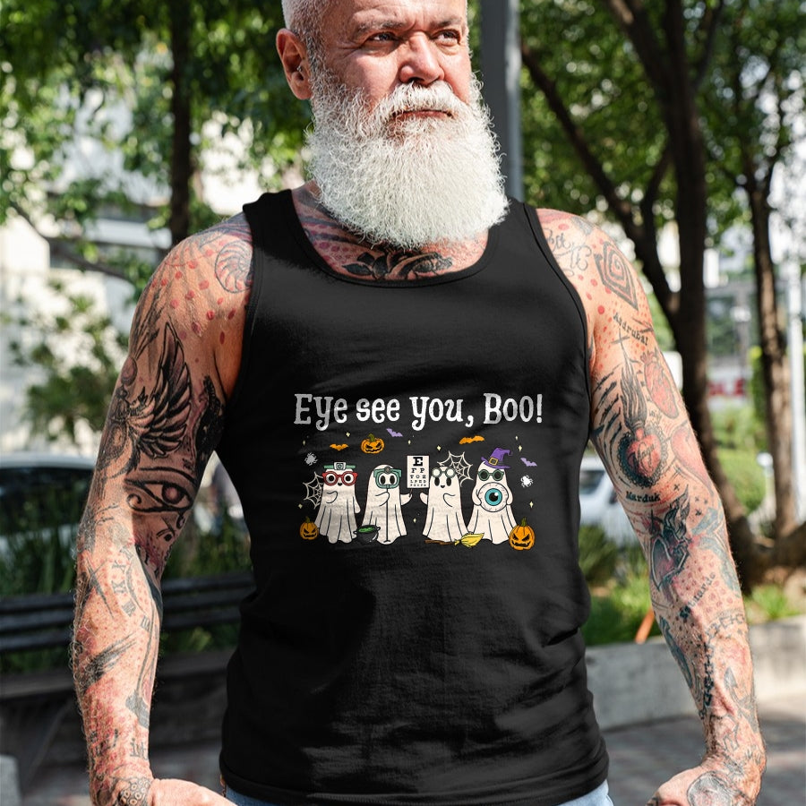Best Doctor Shirt, Funny Doctor UnisexT-Shirt/Hoodie/Sweatshirt HLT00 - Cute Ghost Optometry Halloween Eye Doctor Ophthalmologist T-Shirt
