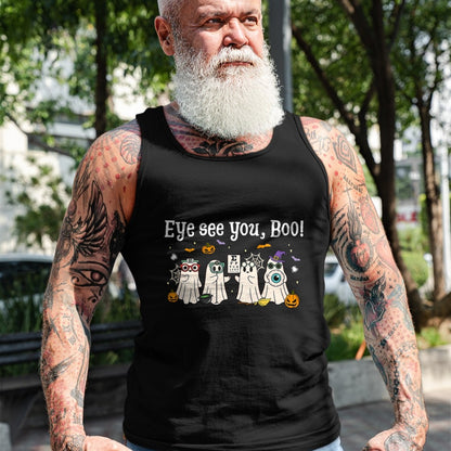 Best Doctor Shirt, Funny Doctor UnisexT-Shirt/Hoodie/Sweatshirt HLT00 - Cute Ghost Optometry Halloween Eye Doctor Ophthalmologist T-Shirt