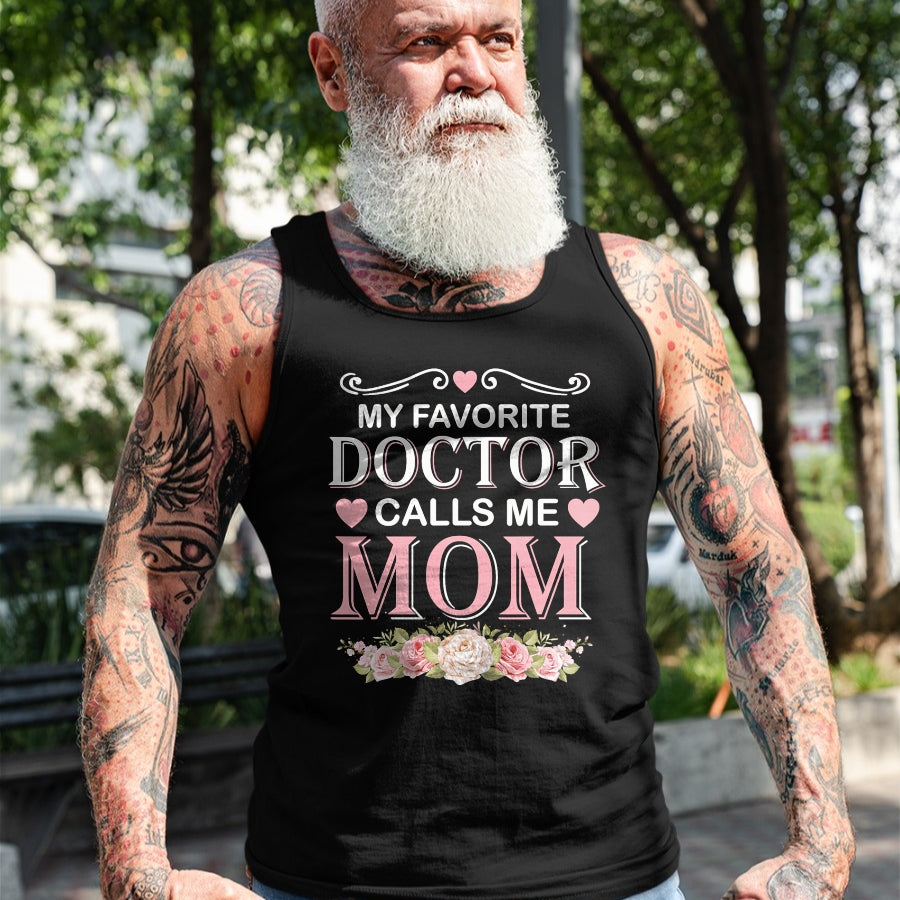 Christmas Shirts for Family, Funny christmas shirts, Christmas Unisex T-Shirt/Hoodie/Sweatshirt HLT00 - Doctor Calls Me Mom Medical School Students T-Shirt