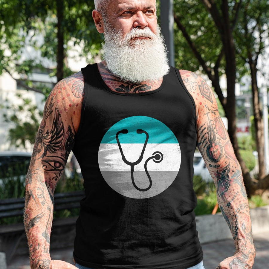 Best Doctor Shirt, Funny Doctor UnisexT-Shirt/Hoodie/Sweatshirt HLT00 - Stethoscope Retro Doctor Gift for Men Women Boys & Girls T-Shirt