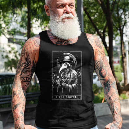 Best Doctor Shirt, Funny Doctor UnisexT-Shirt/Hoodie/Sweatshirt HLT00 - Plague Doctor Tarot Card Shirt Horror Death Occult Satanic T-Shirt