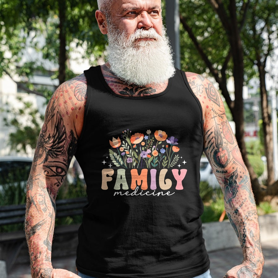 Best Doctor Shirt, Funny Doctor UnisexT-Shirt/Hoodie/Sweatshirt HLT00 - Family Medicine Flowers Family Medicine Doctor T-Shirt