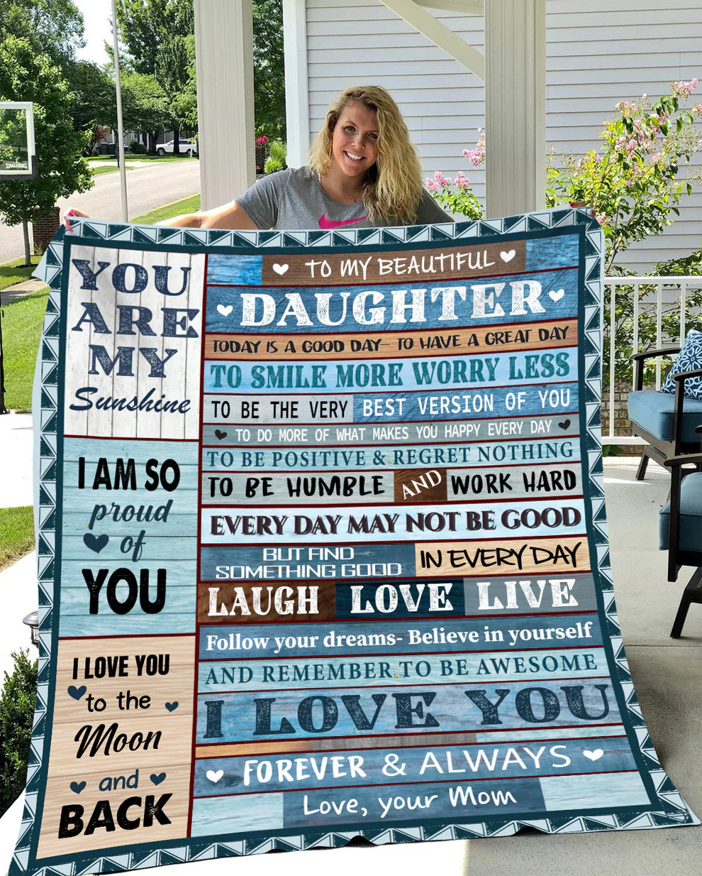 Special Gift For Your Daughter Blanket - From Mom