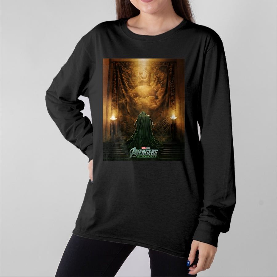 Best Doctor Shirt, Funny Doctor UnisexT-Shirt/Hoodie/Sweatshirt HLT00 - Marvel Avengers Doomsday Doctor Doom Preview Poster Art T-Shirt