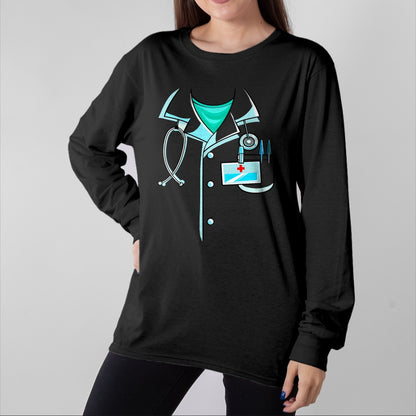 Best Doctor Shirt, Funny Doctor UnisexT-Shirt/Hoodie/Sweatshirt HLT00 - Doctor Costume Halloween White Lab Coat Men Women Kids T-Shirt