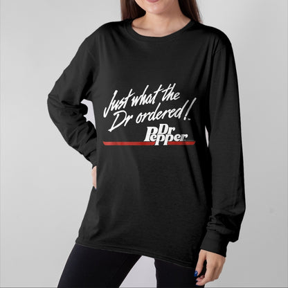 Best Doctor Shirt, Funny Doctor UnisexT-Shirt/Hoodie/Sweatshirt HLT00 - Dr. Pepper Vintage Just What The Doctor Ordered! T-Shirt, Women, Heather Blue, X-Large