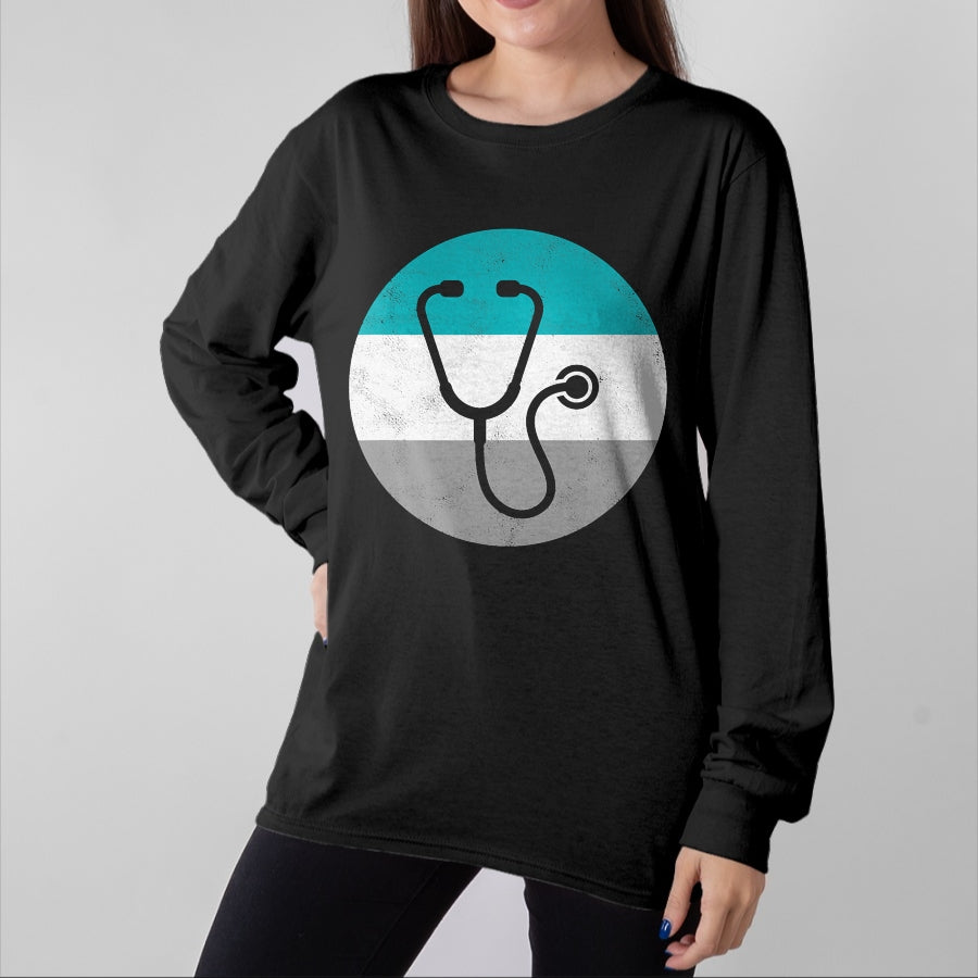 Best Doctor Shirt, Funny Doctor UnisexT-Shirt/Hoodie/Sweatshirt HLT00 - Stethoscope Retro Doctor Gift for Men Women Boys & Girls T-Shirt