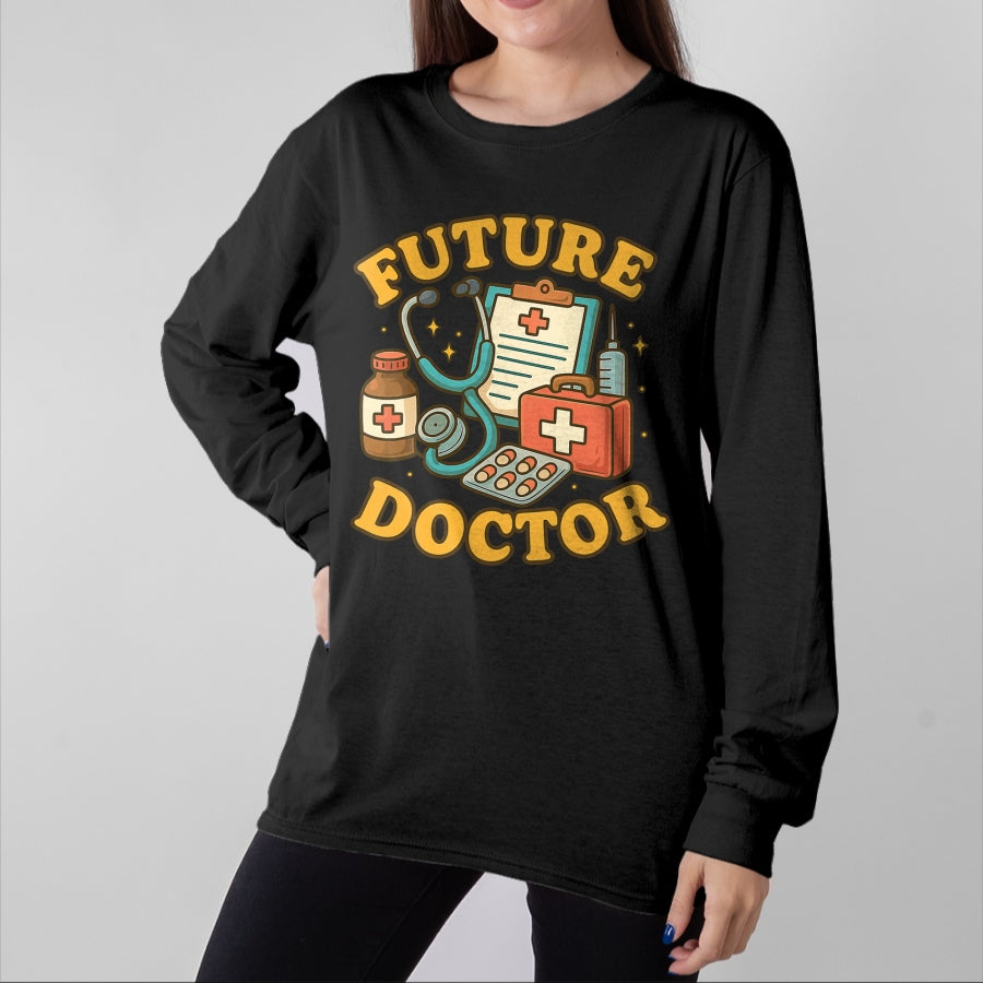 Best Doctor Shirt, Funny Doctor UnisexT-Shirt/Hoodie/Sweatshirt HLT00 - Future Doctor Medical Student for Kids Medical Career T-Shirt
