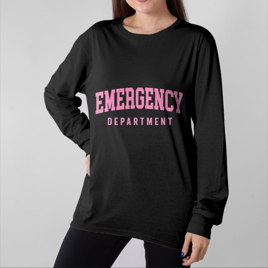 Best Doctor Shirt, Funny Doctor UnisexT-Shirt/Hoodie/Sweatshirt HLT00 - ER Nurses Emergency Department Nurses ER Doctor Retro Pink T-Shirt, Men, Black, 3X-Large