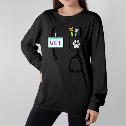 Best Doctor Shirt, Funny Doctor UnisexT-Shirt/Hoodie/Sweatshirt HLT00 - Kids Veterinarian Costume Gift Boys Girls Kids Animal Doctor Vet T-Shirt