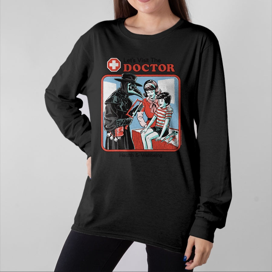 Best Doctor Shirt, Funny Doctor UnisexT-Shirt/Hoodie/Sweatshirt HLT00 - Let's Visit the Doctor Plague Retro Funny Adult Humor T-Shirt